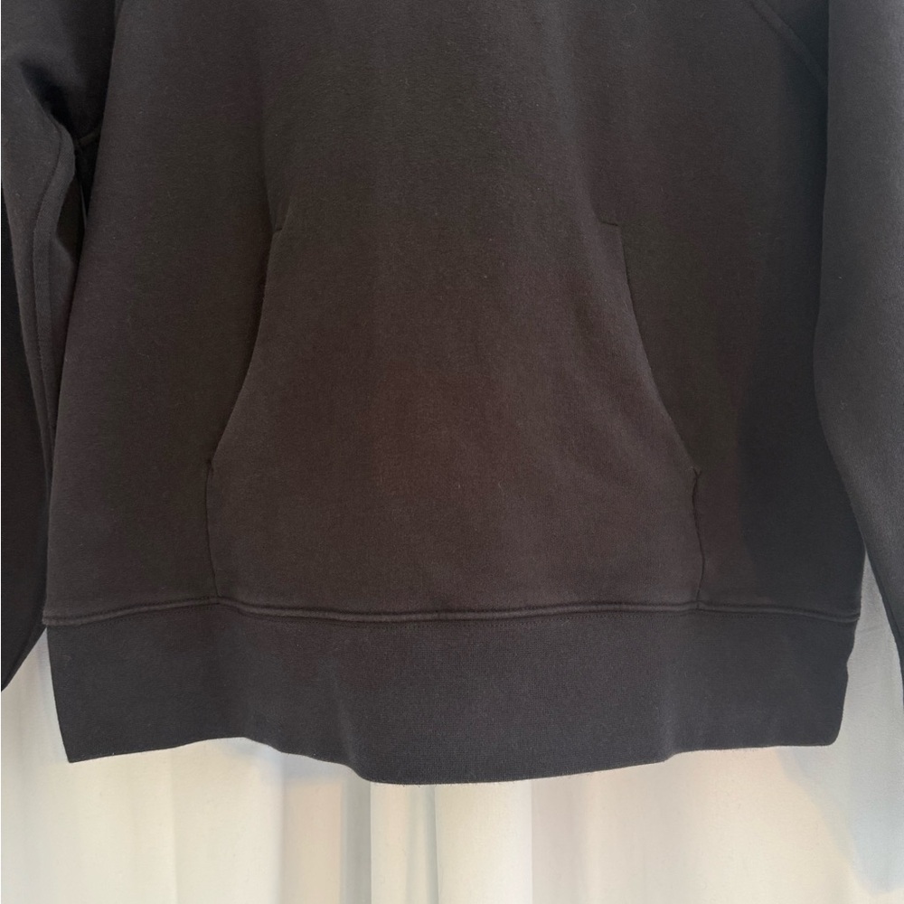 Lululemon Loungeful Cropped Hoodie Black Size 4 Pullover Sweatshirt - Picture 5 of 10